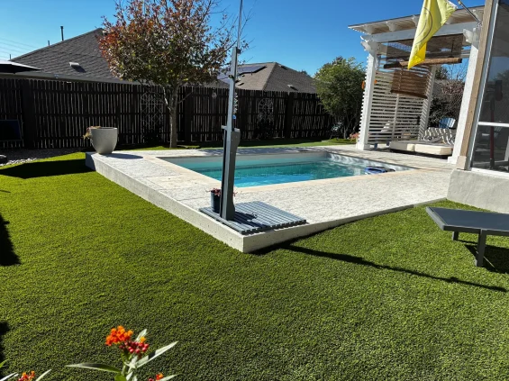 Pool turf in Liberty Hill
