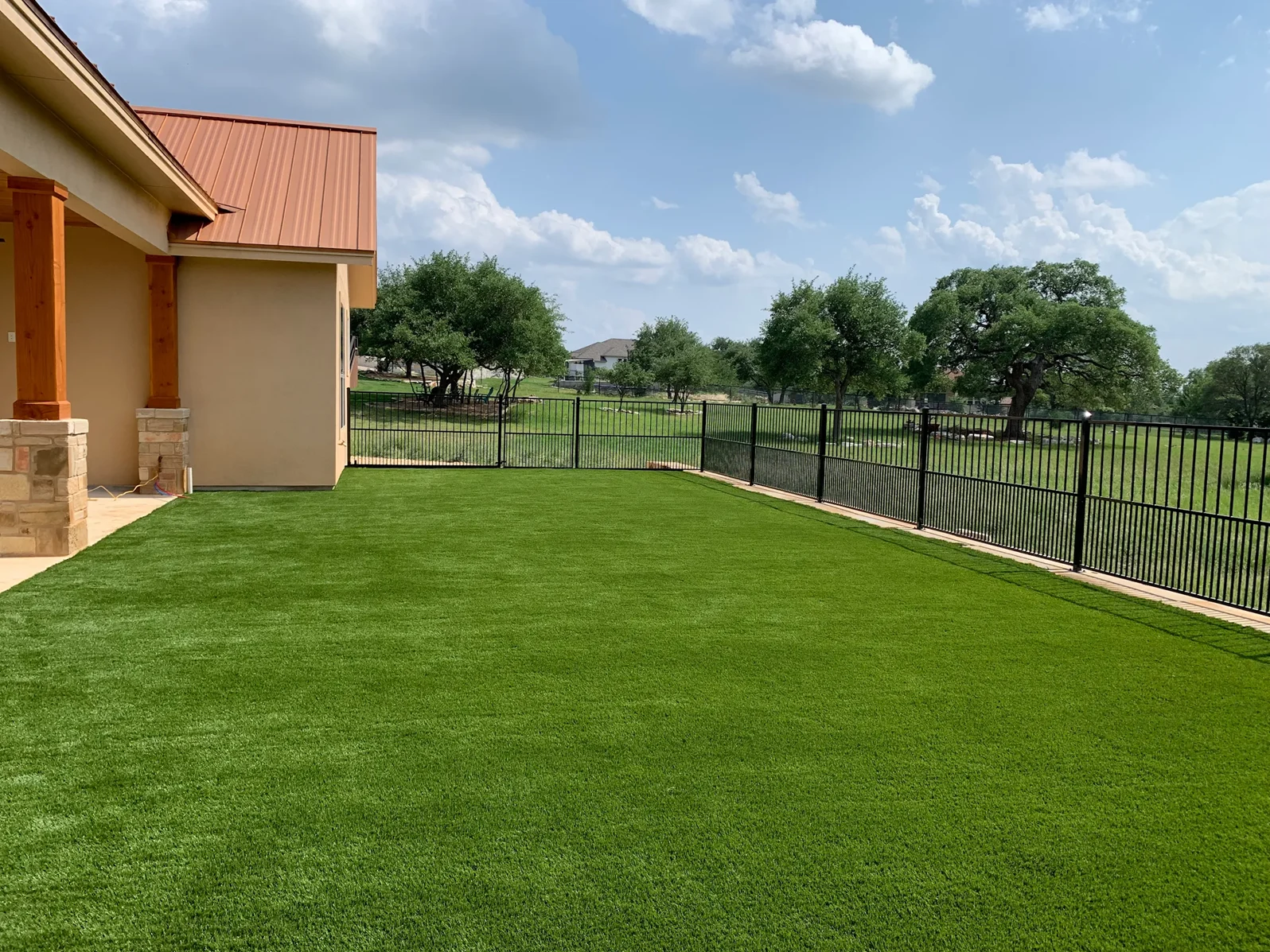 Artificial turf in Pflugerville Project