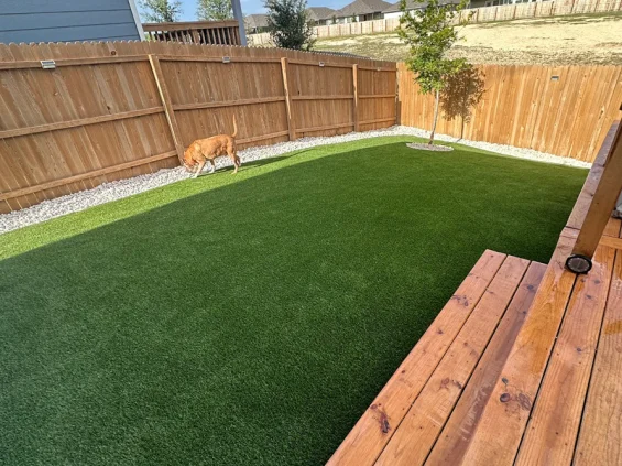 Artificial turf in Liberty Hill Project