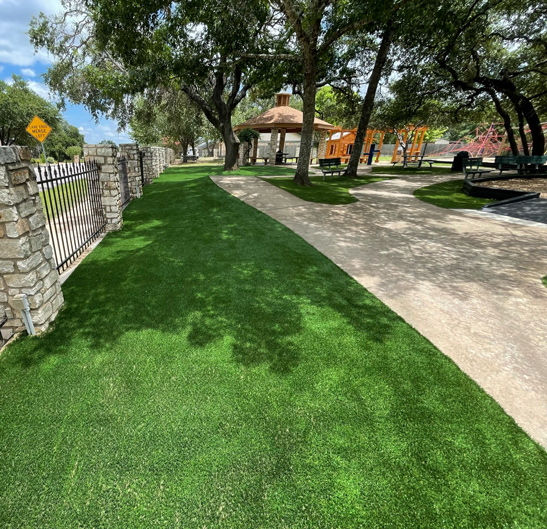 artificial grass playground austin