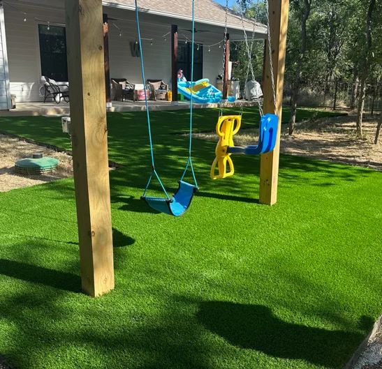 dallas playground turf installation