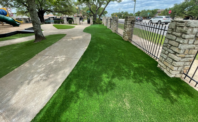 playground turf installation austin