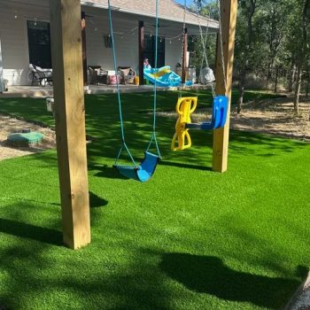 san antonio playground turf installation