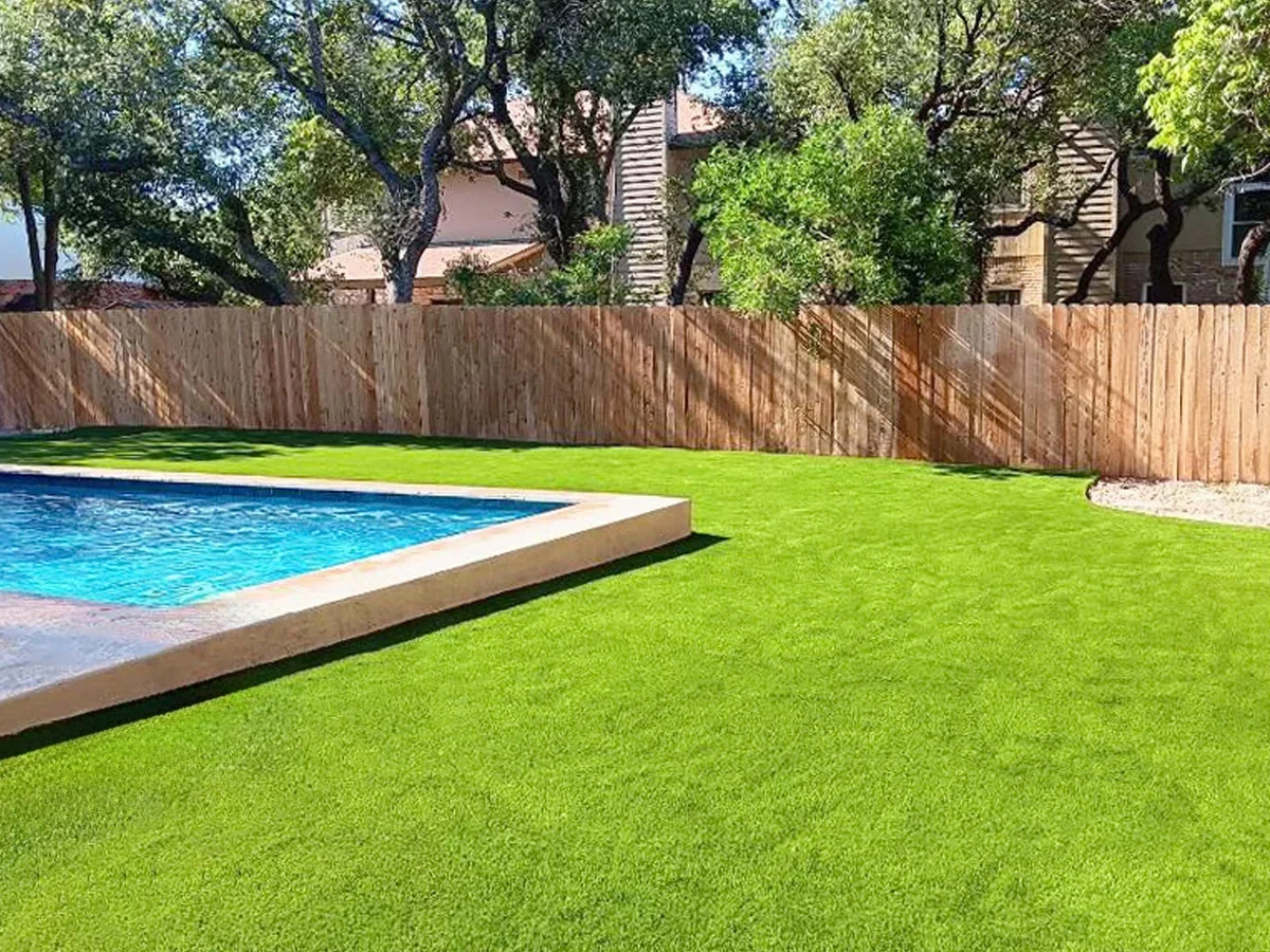 turf installation backyard pool san antonio